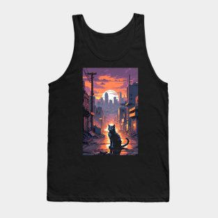 Pixel Art - Apocalypse Cat Tank Top